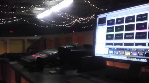 audio booth at church